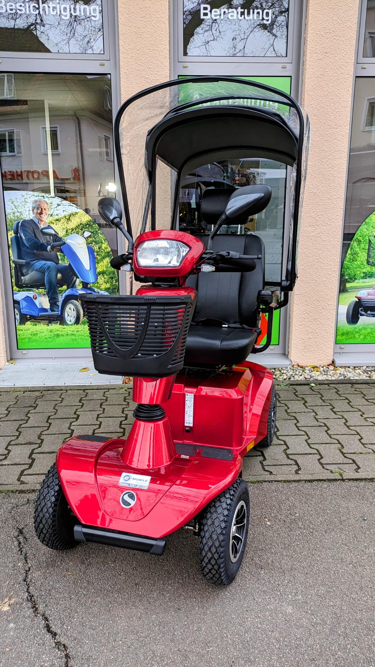 Wetterschutz für Seniorenmobile